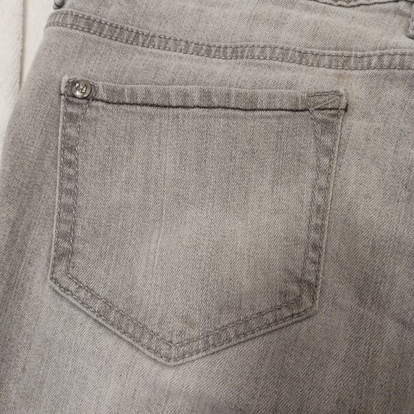 Miley Cyrus Max Azra Jeans Sz13 GRAY Skinny Straight Grunge Rocker Boho Street - Picture 7 of 9